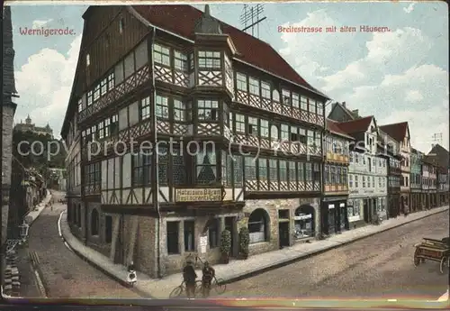 Wernigerode Harz Hotel Baeren in der Breitestrasse Kat. Wernigerode