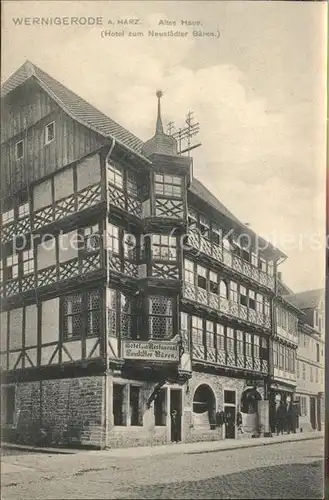 Wernigerode Harz Hotel zum Neustaedter Baeren Kat. Wernigerode