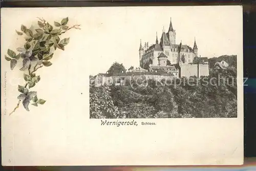 Wernigerode Harz Schloss Kat. Wernigerode