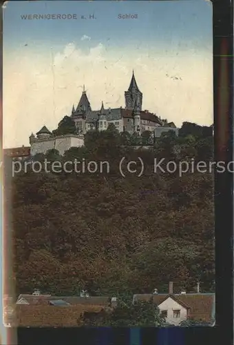 Wernigerode Harz Schloss Kat. Wernigerode