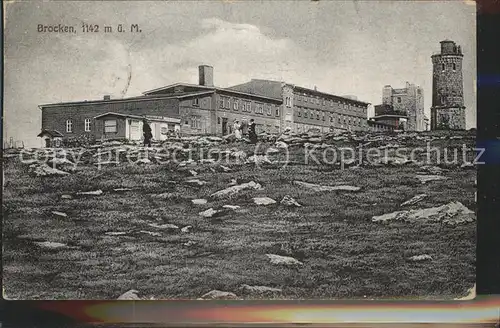 Brocken Hotel Turm Kat. Wernigerode