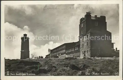 Brocken Hotel Turm Kat. Wernigerode