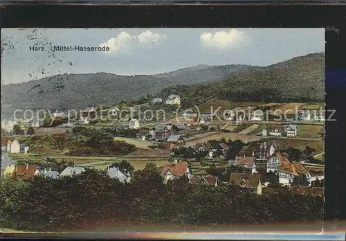 Hasserode Panorama Kat. Wernigerode