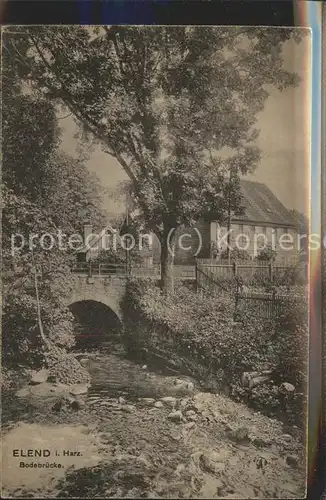 Elend Harz Bodenbruecke Kat. Elend Harz