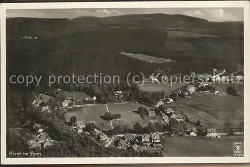 Elend Harz Fliegeraufnahme Kat. Elend Harz