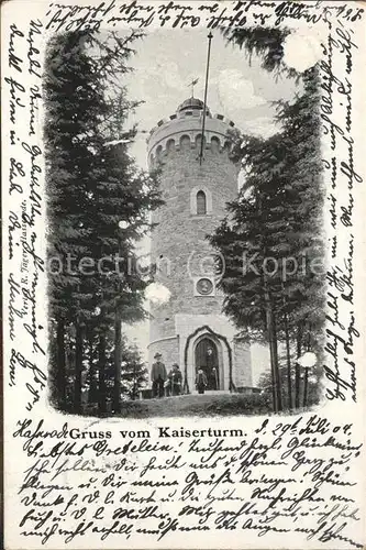 Wernigerode Harz Kaiserturm Kat. Wernigerode