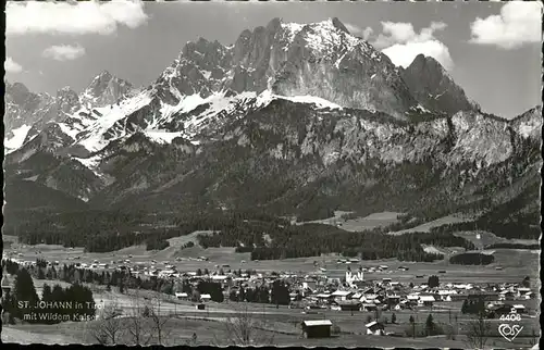 St Johann Tirol Mit Wildem Kaiser Kat. St. Johann in Tirol