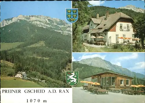 Prein Rax Alpengasthof Geyschlaeger Kat. Reichenau an der Rax