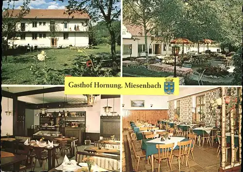 Miesenbach Niederoesterreich Gasthof Hornung Kat. Miesenbach