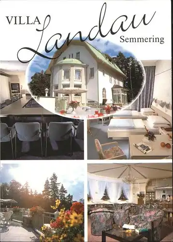 Semmering Niederoesterreich Villa Landau Kat. Semmering