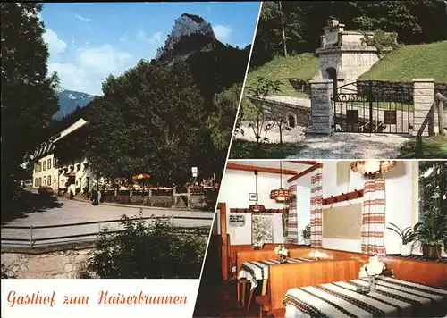 Reichenau Rax Gasthof zum Kaiserbrunnen Kat. Reichenau an der Rax