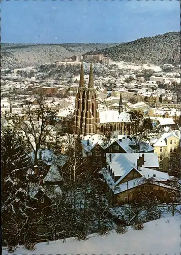Marburg Lahn Im Winter Kat. Marburg