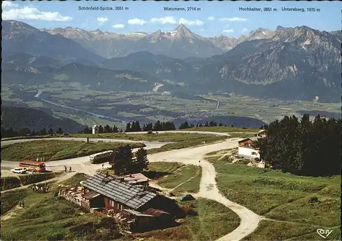 Gaisberg Aussichtsberg mit Oldtimerbussen Kat. Salzburg