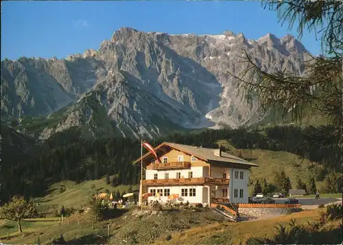 Dienten Hochkoenig Alpengasthaus Pension "uebergossene Alm" Kat. Dienten am Hochkoenig