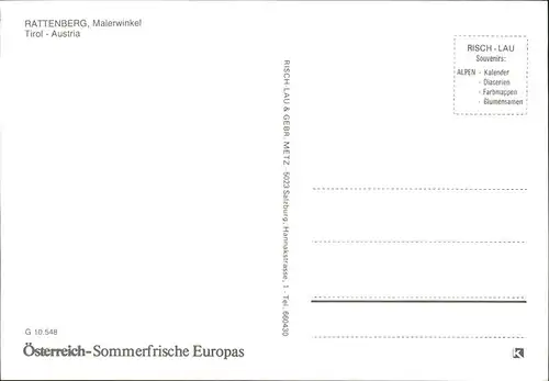 Rattenberg Tirol Malerwinkel Kat. Rattenberg