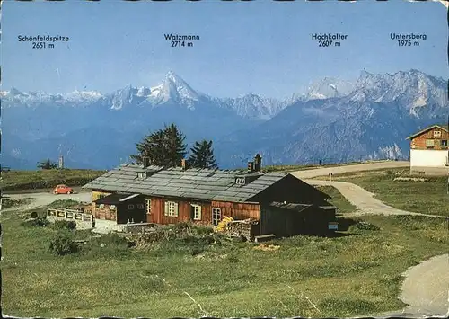 Gaisbergspitze Berg Gasthof Kat. Salzburg