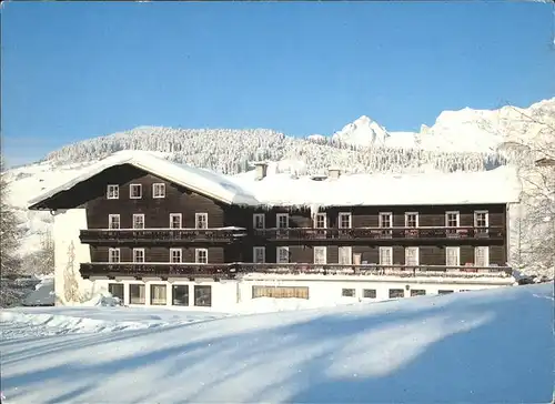 Maria Alm Steinernen Meer Hotel Hintermoos im Winter Kat. Maria Alm am Steinernen Meer