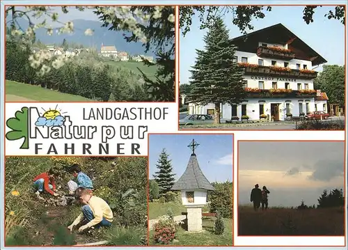 Unternberg Salzburg Landgasthof Fahrner Kat. Unternberg