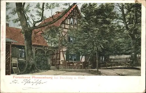 Ilsenburg Harz Forsthaus Plessenburg