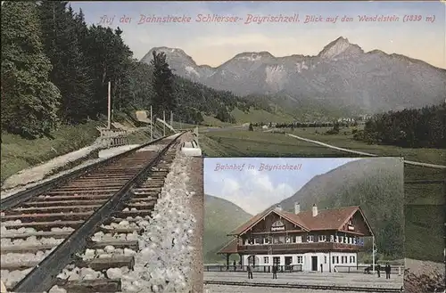 Schliersee Bahnstrecke Bayrischzell Wendelstein Kat. Schliersee