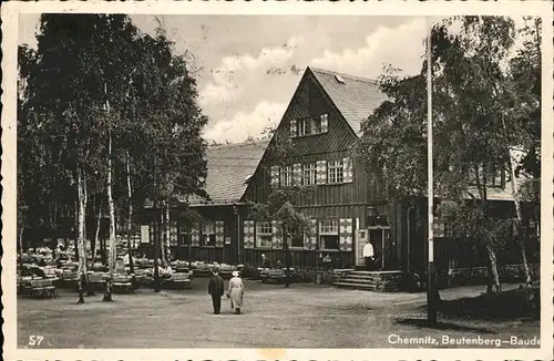 Chemnitz Beutenberg Baude Kat. Chemnitz