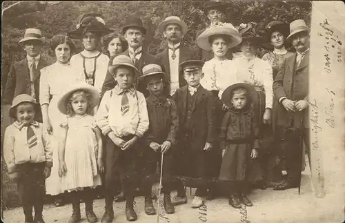 Glauchau Gruppenfoto Familienfoto? Kat. Glauchau