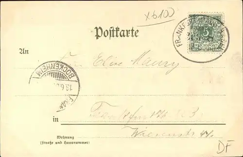 Darmstadt Alte Paedagogium Anno 1863 Kat. Darmstadt