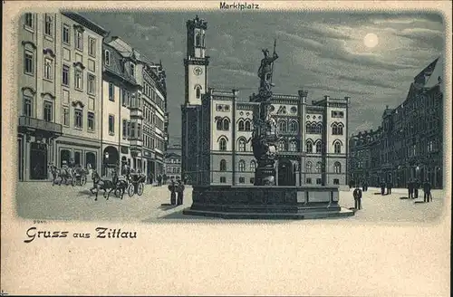 Zittau Marktplatz Kat. Zittau