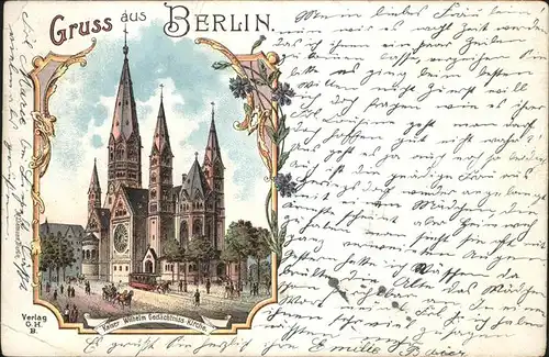 Berlin Kaiser Wilhelm Gedaechtniskirche Kat. Berlin