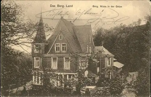 Wuppertal Villa Bergisch Nizza in der Gelpe Bergisches Land Kat. Wuppertal