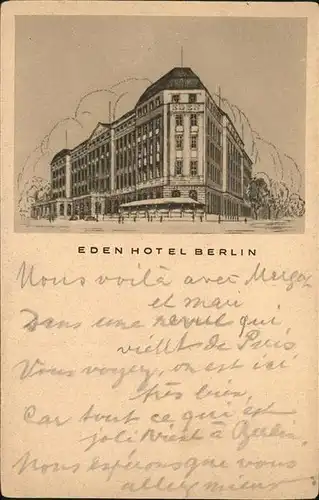 Berlin Eden Hotel Kat. Berlin