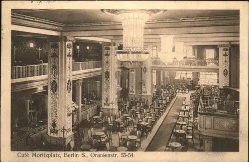 Berlin Cafe Moritzplatz Kat. Berlin