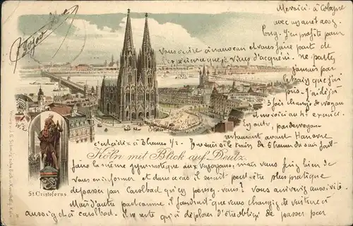 Koeln Rhein Dom Deutz Kat. Koeln