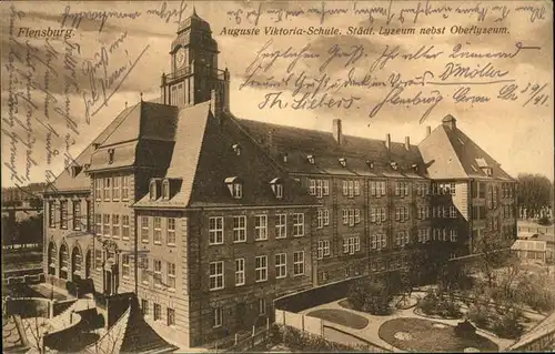 Flensburg Auguste Viktoria Schule  Kat. Flensburg