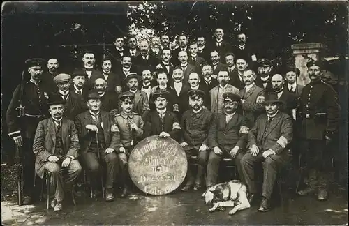 Koeln Rhein Gruppenbild Maenner Kat. Koeln