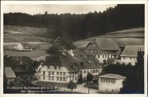 Bubenbach Gasthof Pension Zum Adler Kat. Eisenbach (Hochschwarzwald)
