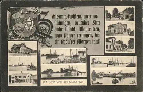 Schleswig Holstein Kaiser-Wilhelm-Kanal / Schleswig /Schleswig-Flensburg LKR