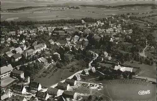 Bonndorf Schwarzwald Fliegeraufnahme Kat. Bonndorf