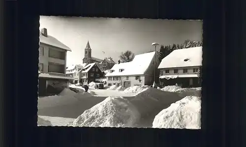 Bonndorf Schwarzwald Im Winter Schnee Kat. Bonndorf