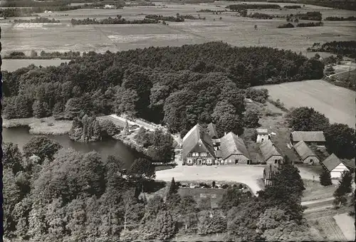 Wildeshausen Fliegeraufnahme Gut Moorbeck Ausflugslokal Kat. Wildeshausen