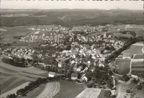 Bonndorf Schwarzwald Fliegeraufnahme Kat. Bonndorf