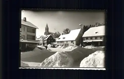 Bonndorf Schwarzwald Im Schnee Kat. Bonndorf