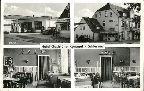 Schleswig Holstein Hotel Gasstaette Konagel Tankstelle / Schleswig /Schleswig-Flensburg LKR