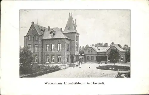 Havetoft Waisenhaus Elisabethenheim Kat. Havetoft