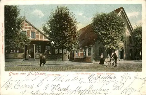 Neukloster Niederelbe Restaurant Zur Waldlust J. Dammann Kat. Buxtehude