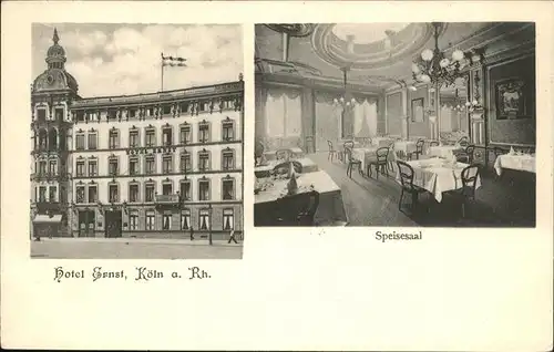 Koeln Rhein Hotel Ernst Speisesaal Kat. Koeln