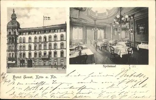 Koeln Rhein Hotel Ernst Speisesaal Kat. Koeln