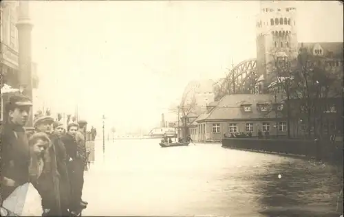 Koeln Rhein ueberschwemmung Hochwasser Kat. Koeln