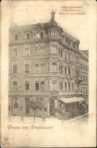 Duesseldorf Hotel Reichshof Kaiser Wilhelm Strasse Kat. Duesseldorf