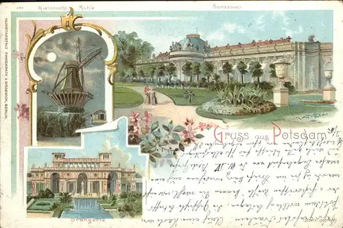 Potsdam Schloss Sanssouci Orangerie Muehle / Potsdam /Potsdam Stadtkreis